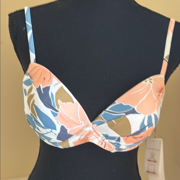Raisins Floral Bikini Set - Pink, Blue, Brown sz Medium - Picture 6 of 12